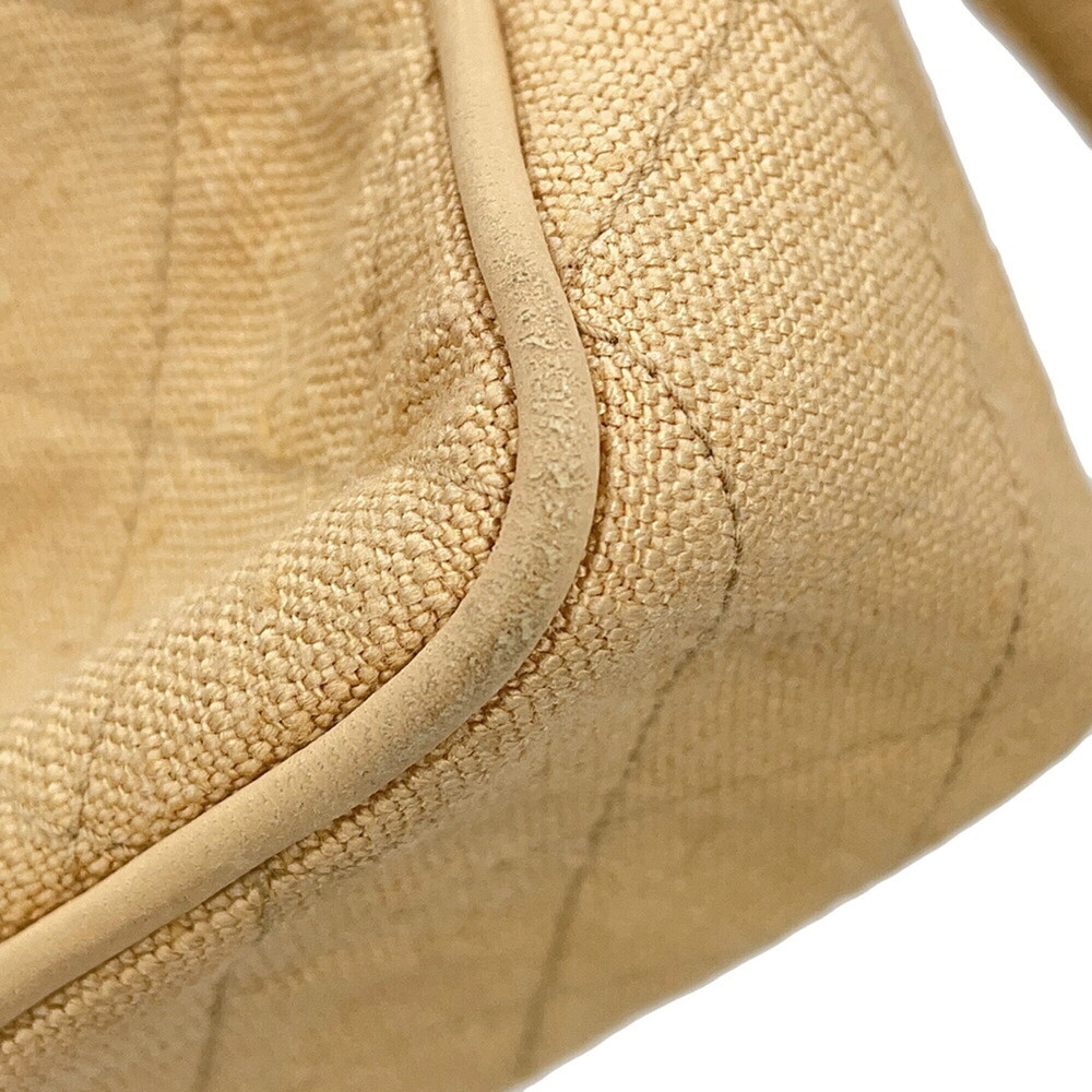 CHANEL Cream Leather Logo Shoulder Bag - Picture 6 of 16